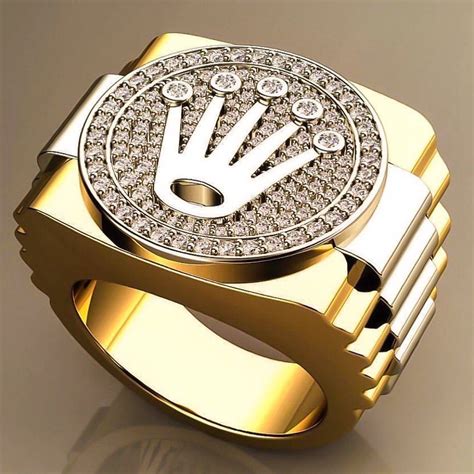 mens ring rolex design|rolex necklace chain for men.